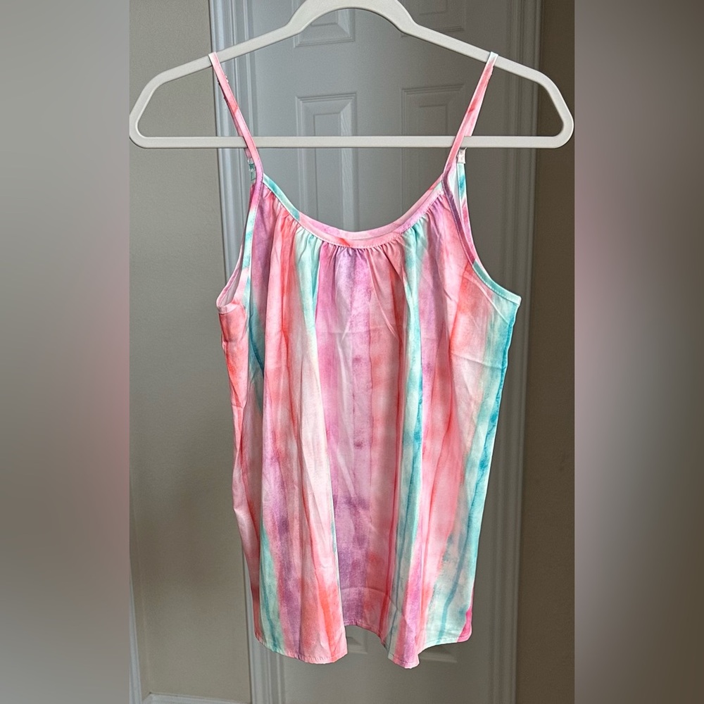 SHEIN Pastel Tie-Dye Top